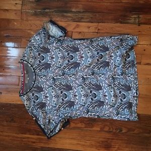 TED BAKER Peacock print